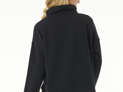 Soleil 1/4 Zip Pull Over - Black