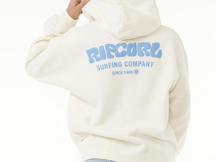 Surf Puff Heritage Hood - Bone/Bright Blu