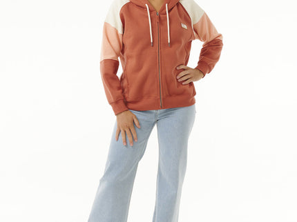 Galicia Full Zip Fleece - Rust