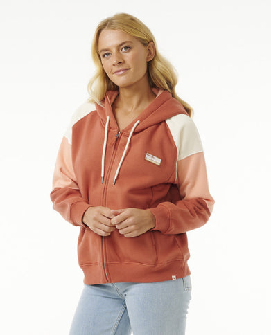 Galicia Full Zip Fleece - Rust