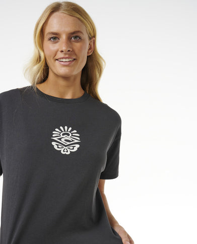 Icons Of Surf Relaxed Tee - Washed Black