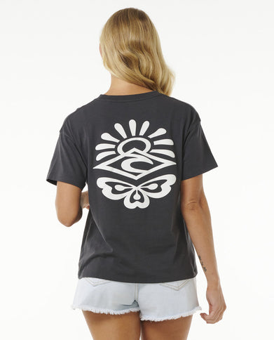 Icons Of Surf Relaxed Tee - Washed Black