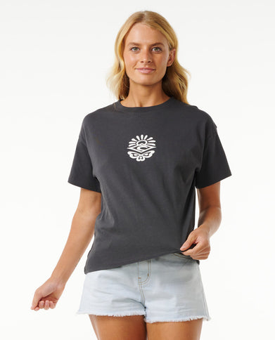 Icons Of Surf Relaxed Tee - Washed Black