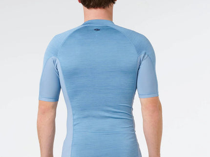 Dawn Patrol UPF Perf S/S - Faded Denim  Lycra van Rip Curl | SHAKA