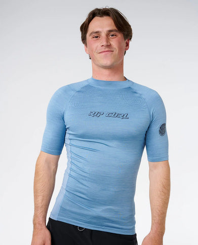 Dawn Patrol UPF Perf S/S - Faded Denim