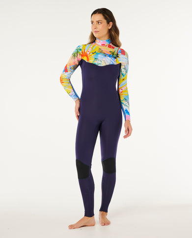 WMS Dawn Patrol PRO Chest Zip 4/3mm - Multicolor