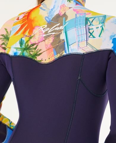 WMS Dawn Patrol PRO Chest Zip 4/3mm - Multicolor