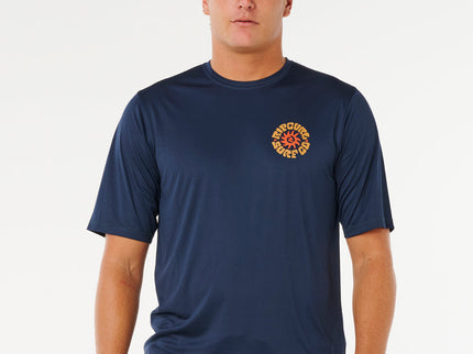 Pacific Rinse Surflite UPF S/S - Dark Navy  Lycra van Rip Curl | SHAKA