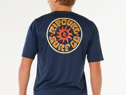 Pacific Rinse Surflite UPF S/S - Dark Navy  Lycra van Rip Curl | SHAKA
