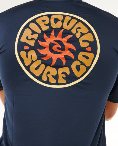 Pacific Rinse Surflite UPF S/S - Dark Navy