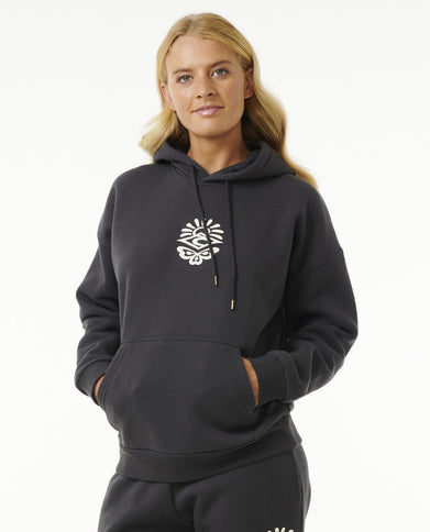 Icons Of Surf Heritage Hood - Washed Black