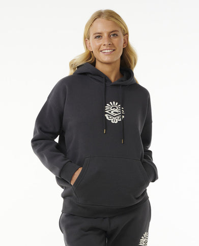 Icons Of Surf Heritage Hood - Washed Black