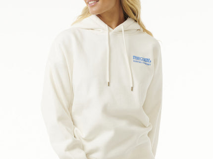 Surf Puff Heritage Hood - Bone/Bright Blu