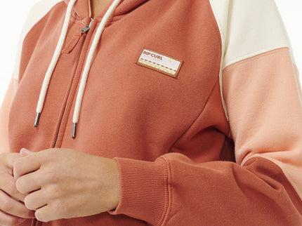 Galicia Full Zip Fleece - Rust