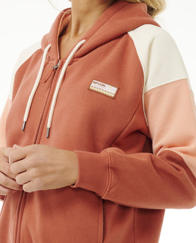 Galicia Full Zip Fleece - Rust