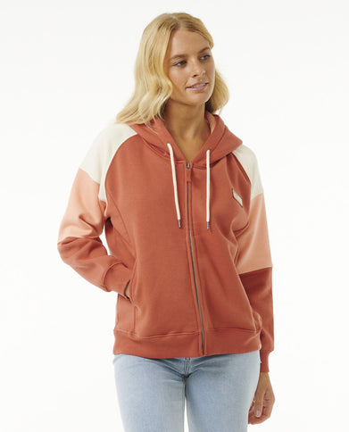 Galicia Full Zip Fleece - Rust