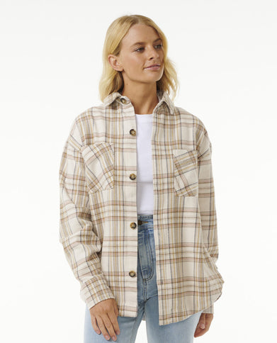 High Tide Soft Flannel - Bone