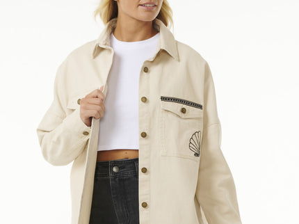 Soleil Embroidered Jacket - Off White