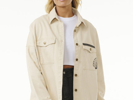 Soleil Embroidered Jacket - Off White