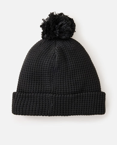 Anoeta Reg Pom Pom Beanie - Black