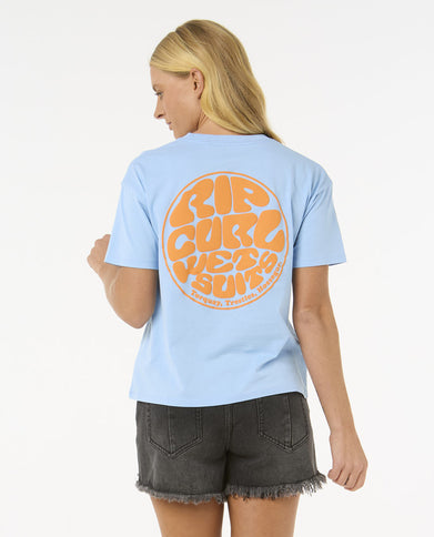 Icons Of Surf Relaxed Tee - Mid Blue