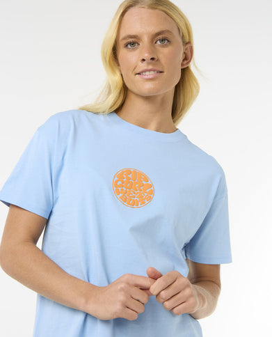 Icons Of Surf Relaxed Tee - Mid Blue