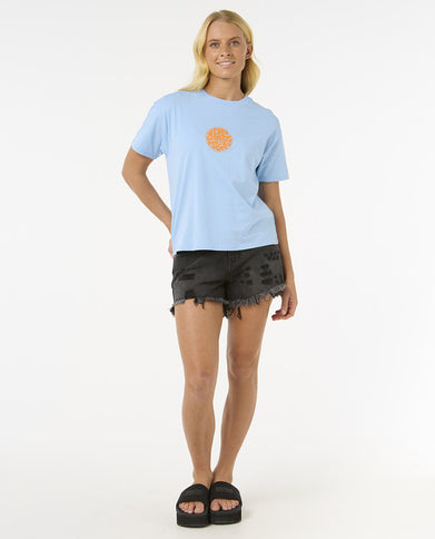 Icons Of Surf Relaxed Tee - Mid Blue