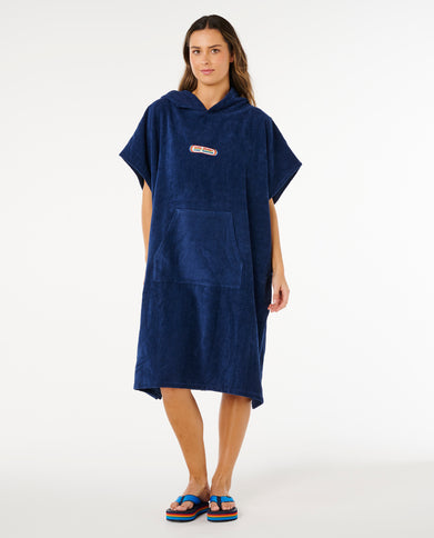 Icon Hooded Towel - Dark Navy