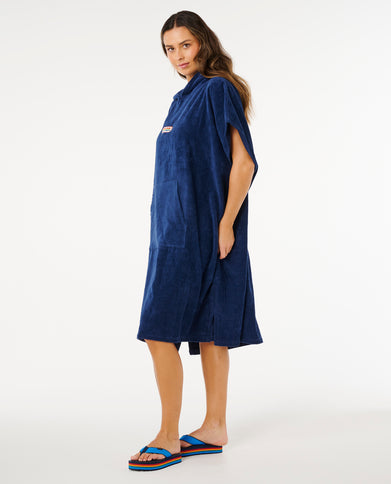 Icon Hooded Towel - Dark Navy