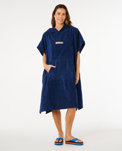 Icon Hooded Towel - Dark Navy