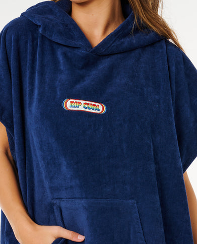 Icon Hooded Towel - Dark Navy
