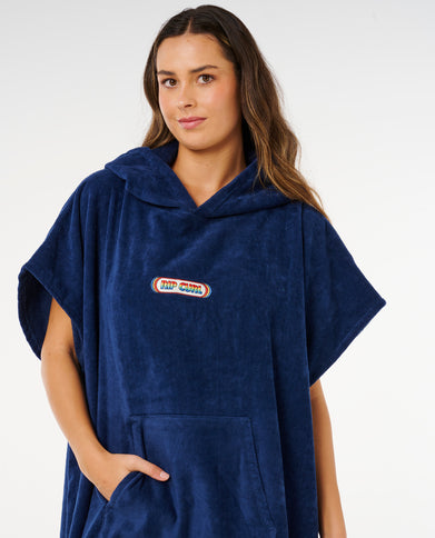 Icon Hooded Towel - Dark Navy
