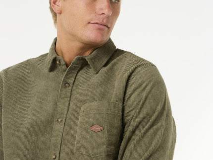 Classic Surf Cord L/S Shirt - Dusty Olive