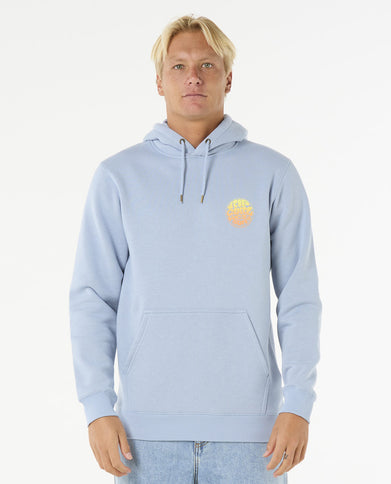 Surf Revival Lined Up Hood - Spray Blue