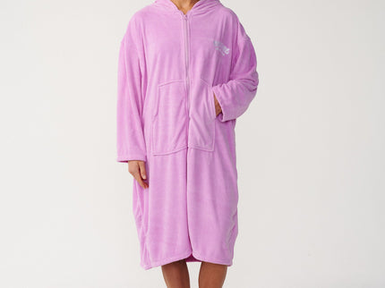 Classic Surf Zip Thru Hooded - Lilac  Poncho van Rip Curl | SHAKA