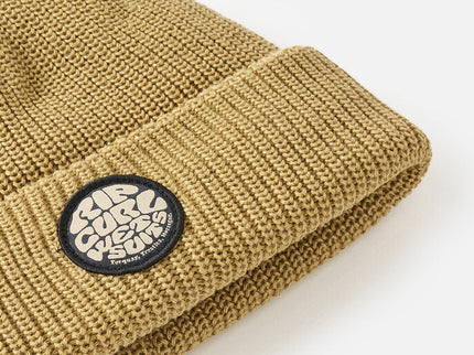 Icons Reg Beanie - Mustard  Muts van Rip Curl | SHAKA