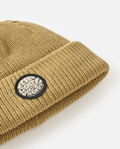 Icons Reg Beanie - Mustard  Muts van Rip Curl | SHAKA