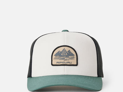 Custom Curve Trucker - Bone/Aloe