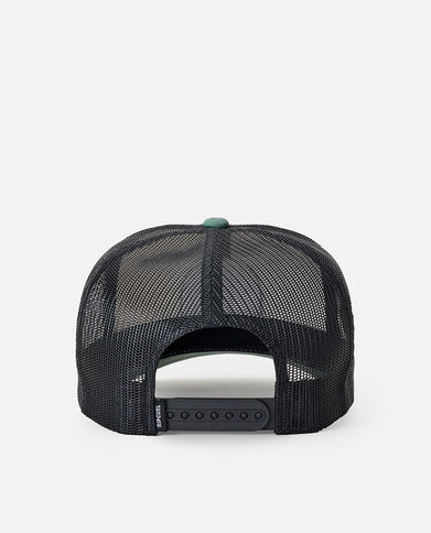 Custom Curve Trucker - Bone/Aloe