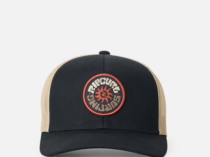 Custom Curve Trucker - Black/Khaki