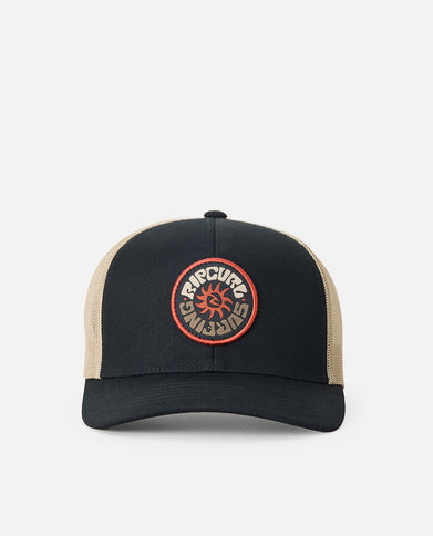 Custom Curve Trucker - Black/Khaki