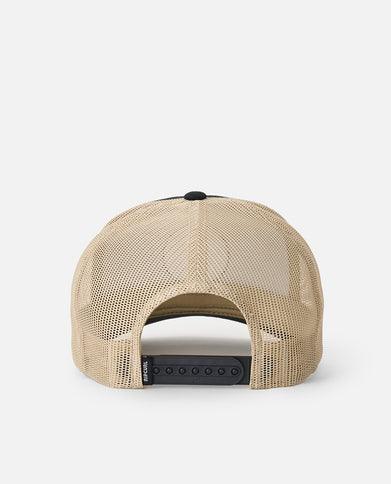 Custom Curve Trucker - Black/Khaki