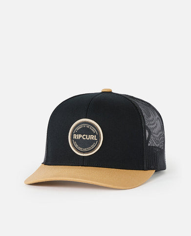 Routine 2.0 Trucker - Black/khaki  Cap van Rip Curl | SHAKA