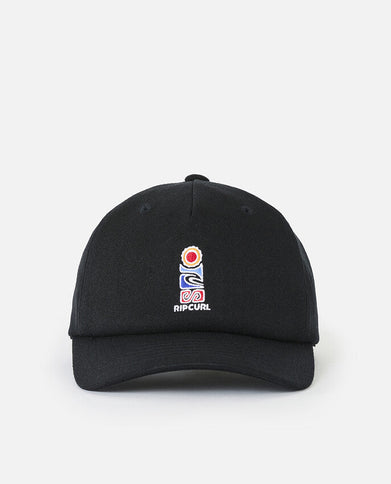 S-Series Totemåêadj Cap - Black  Cap van Rip Curl | SHAKA