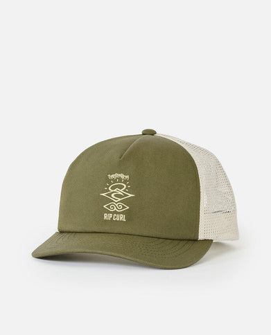 Search Icon Canvas Trucker - Dark Olive  Cap van Rip Curl | SHAKA