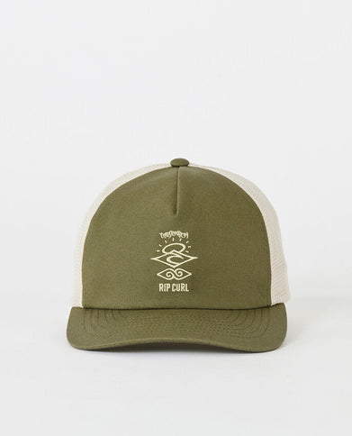 Search Icon Canvas Trucker - Dark Olive  Cap van Rip Curl | SHAKA