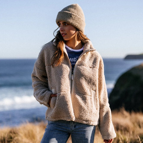 Cala Nights Sherpa Jacket - Natural