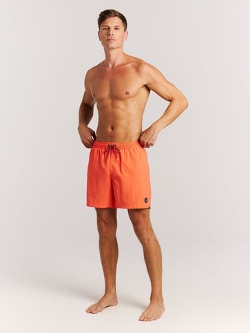 FASTER beachshort - Burnt Peach  Zwembroek van Protest | SHAKA