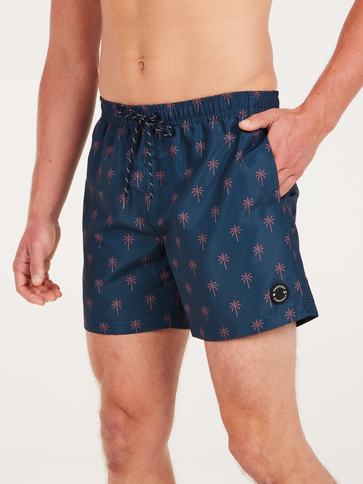 PRTALVIS beachshort - Night Sky navy