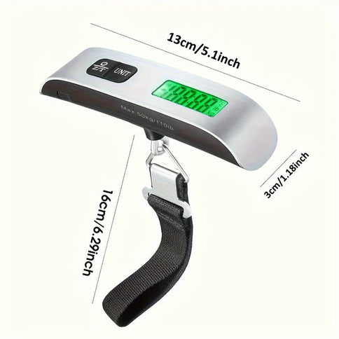 SHAKA Luggage Hand Scale - Silver  Gadget van Mystic | SHAKA